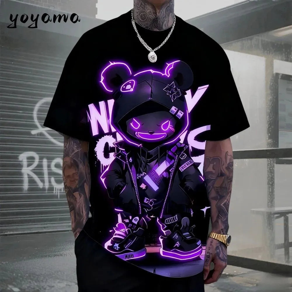 Teddy Bear Print Tee Taboga Lifestyle, graphic design