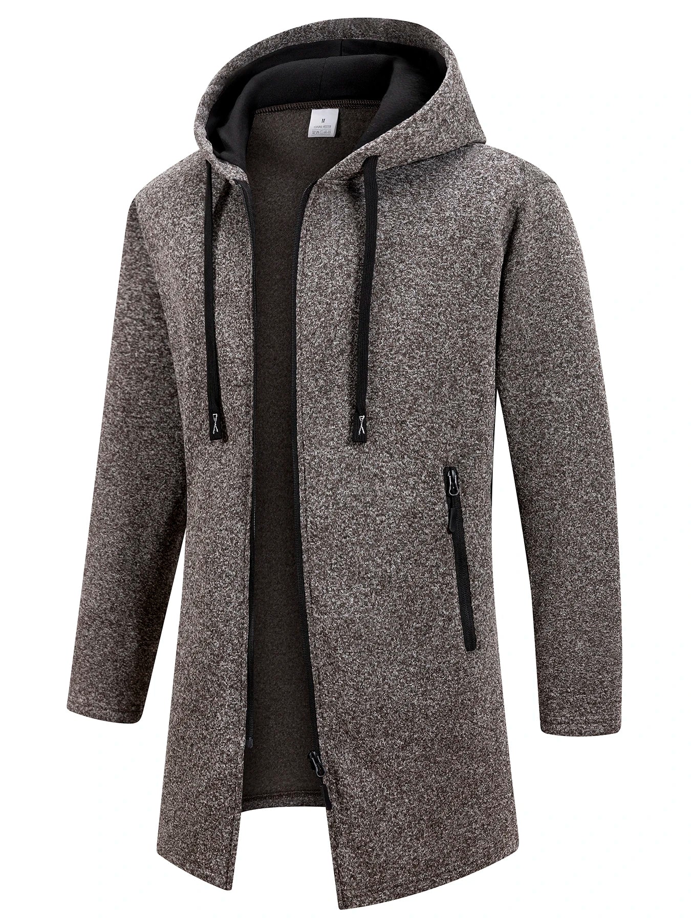 Men's Oversized Full-Zip Hoodie Taboga Lifestyle, worn by model