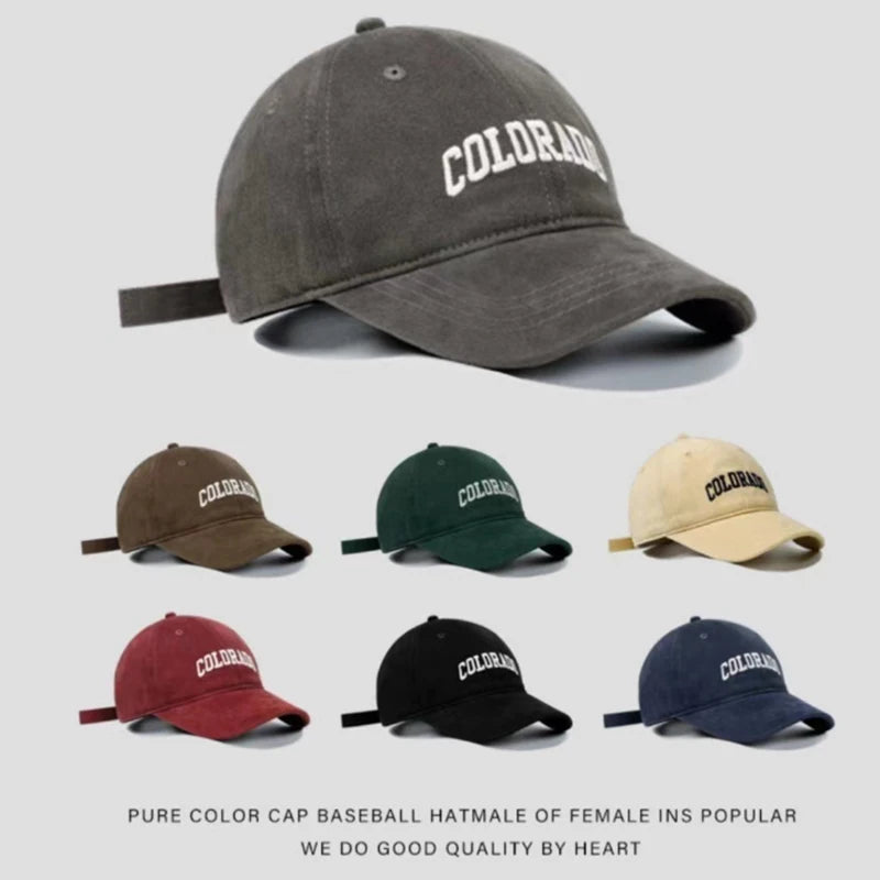 Embroidered Curved-Brim Cap — Taboga Lifestyle