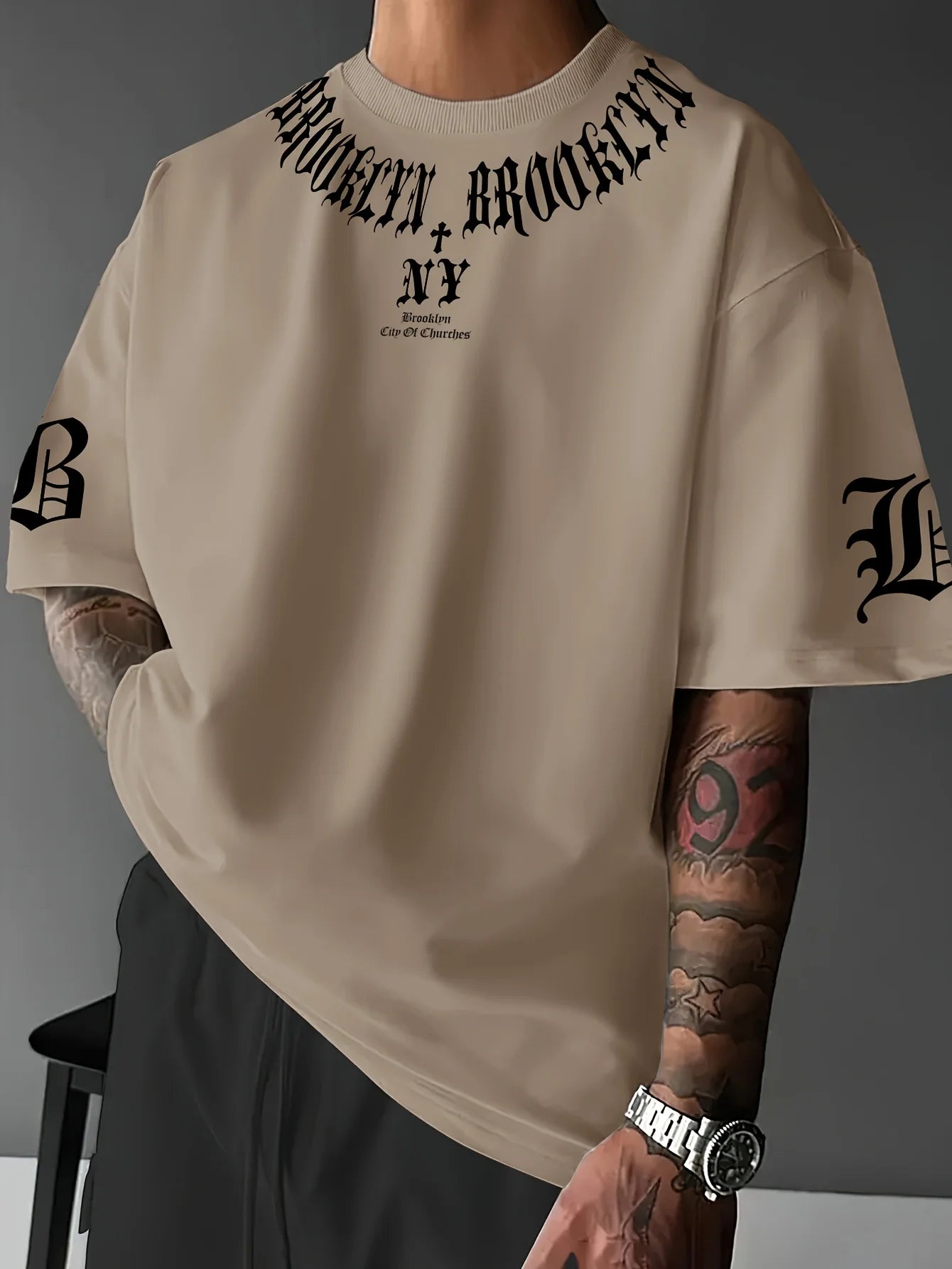 Taboga Lifestyle Brooklyn Oversized Graphic Tee, styled outfit
