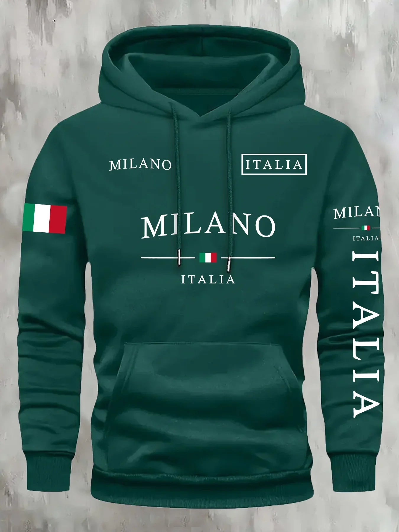 Unisex Casual Pullover Sweatshirt Taboga Lifestyle, worn by model