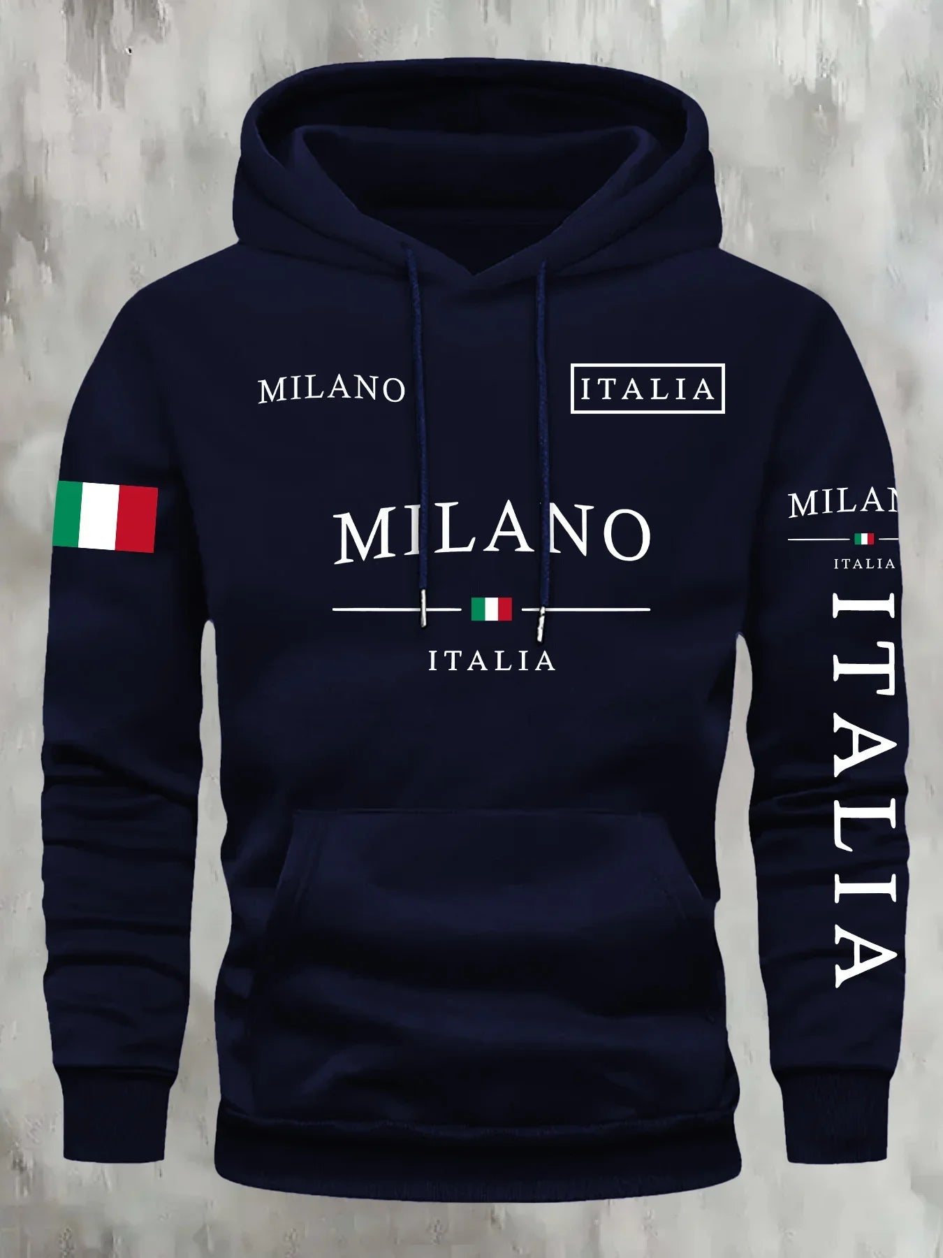 Unisex Casual Pullover Sweatshirt Taboga Lifestyle, black color