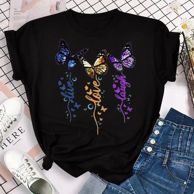 Taboga Butterfly Print Tee — Taboga Lifestyle