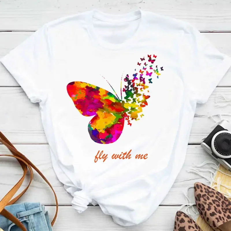 Taboga Butterfly Print Tee — Taboga Lifestyle