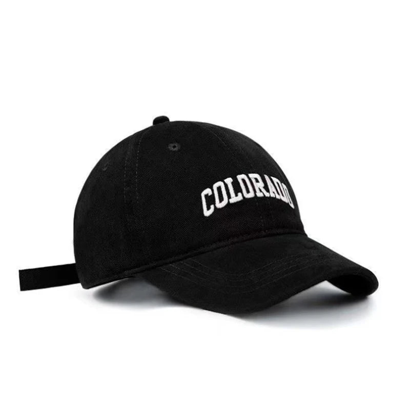 Embroidered Curved-Brim Cap Taboga Lifestyle, gold logo detail