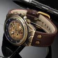 Retro Mechanical Automatic Men's Watch Taboga Lifestyle, steampunk design