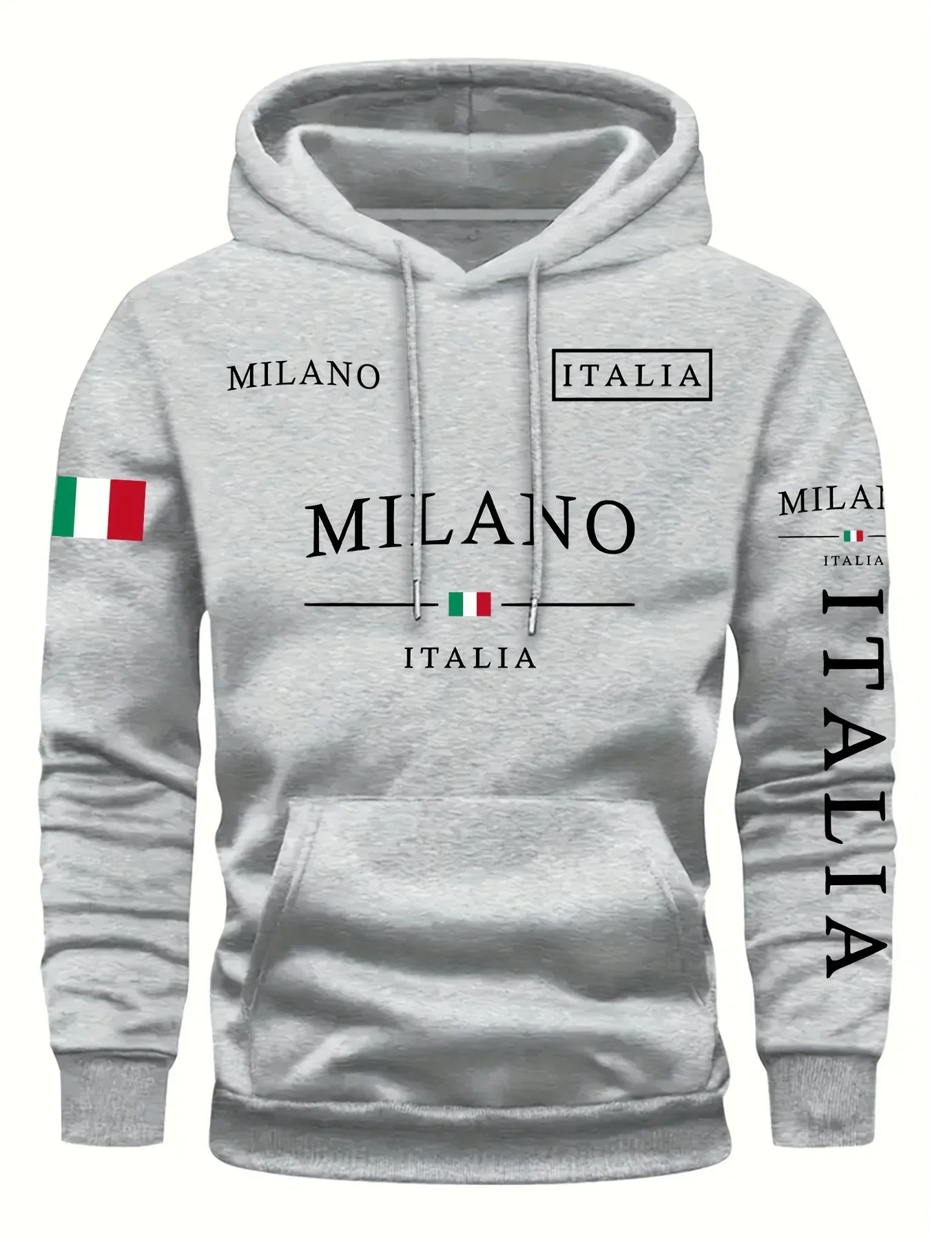 Unisex Casual Pullover Sweatshirt Taboga Lifestyle, grey color