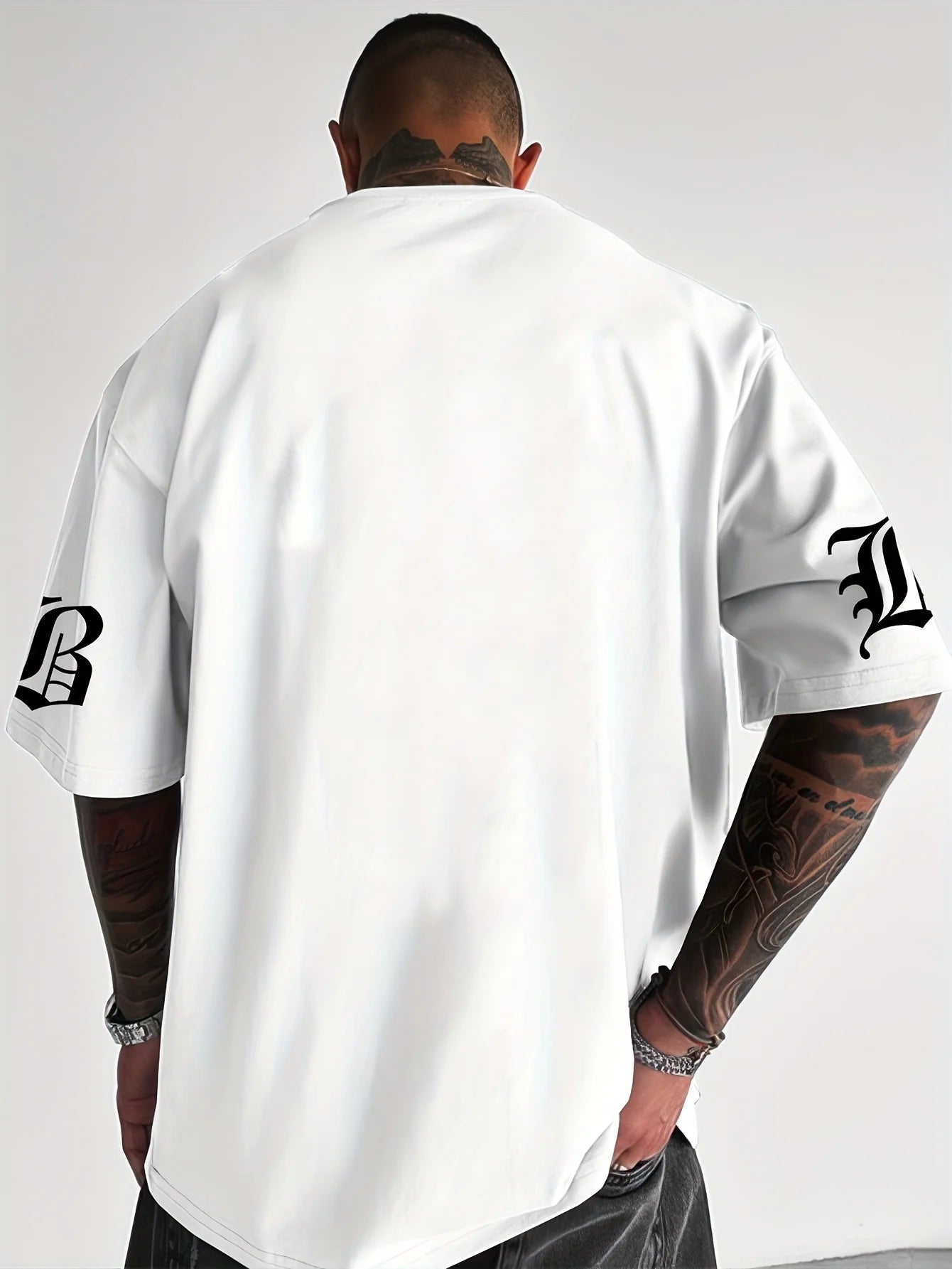 Taboga Lifestyle Brooklyn Oversized Graphic Tee, back view