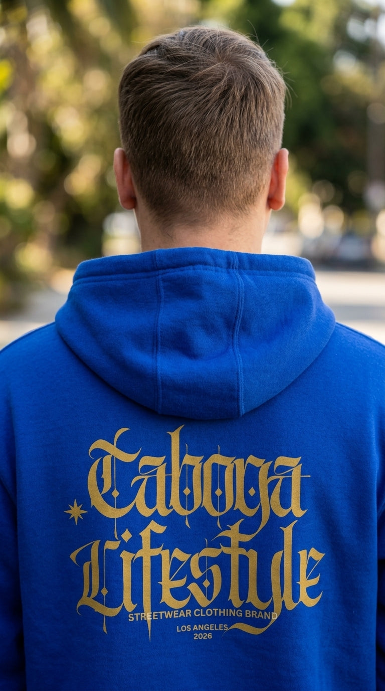 Taboga Midnight Hoodie hood and drawstring detail