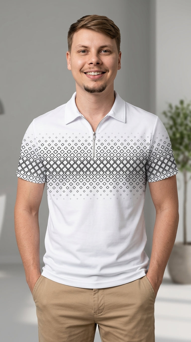 Polo Shirt Taboga Lifestyle — White