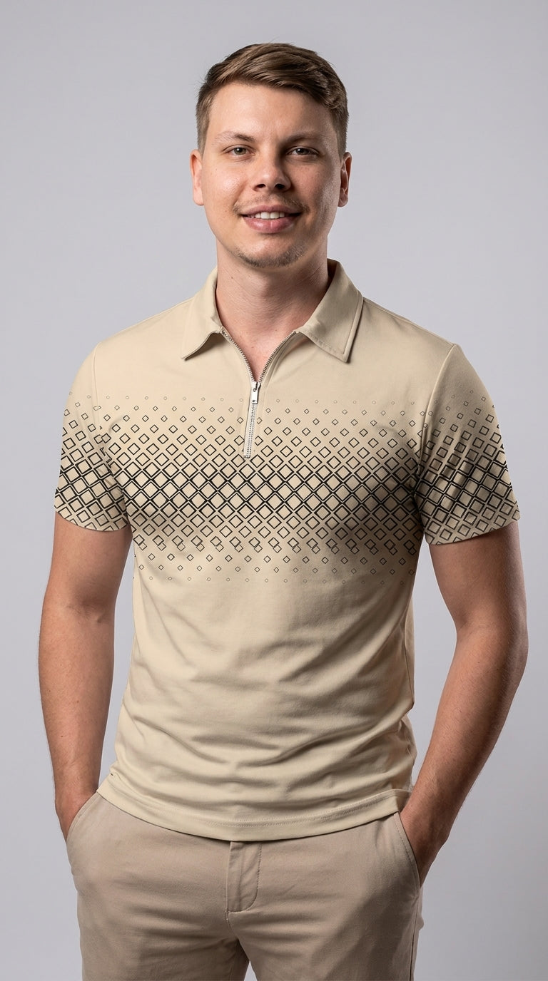 Polo Shirt Taboga Lifestyle — Beige