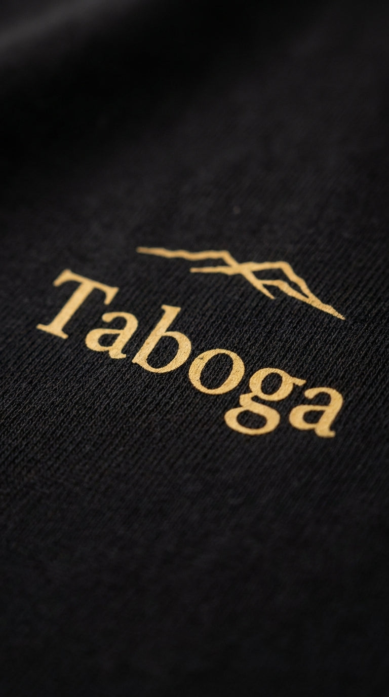 Faith Tee Taboga Lifestyle, front view graphic detail