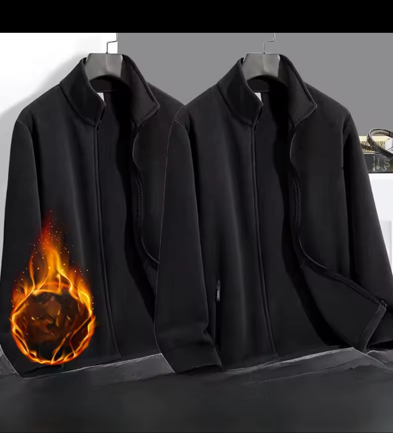 Men's Fleece High-Collar Jacket Taboga Lifestyle, size chart