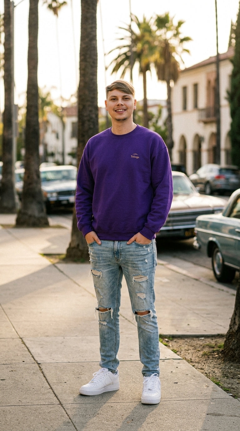 Taboga Faith Crewneck, fabric texture